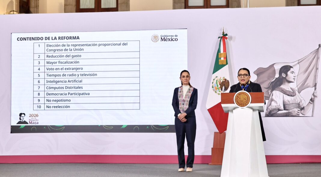Menos senadores, IA y austeridad en INE