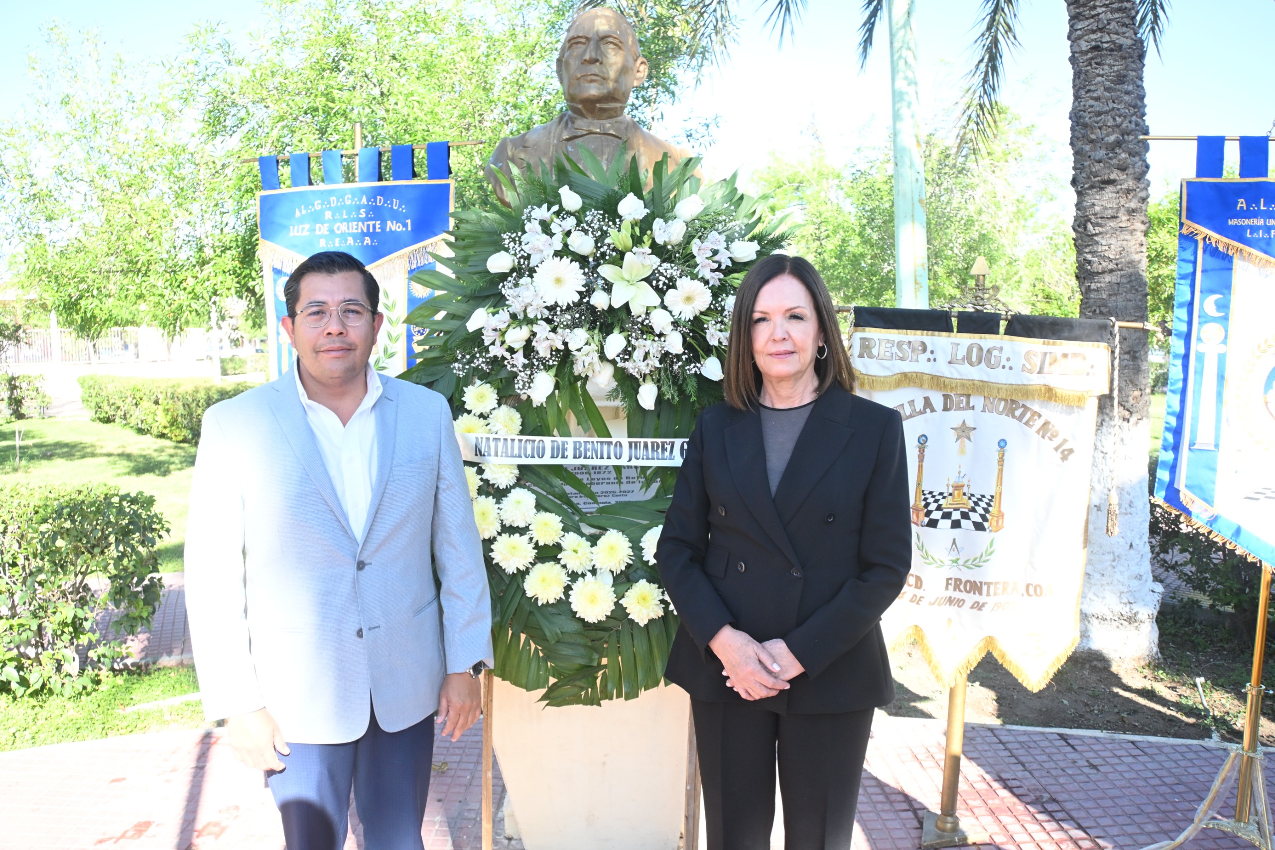 Encabeza Sari conmemoración del natalicio de Benito Juárez