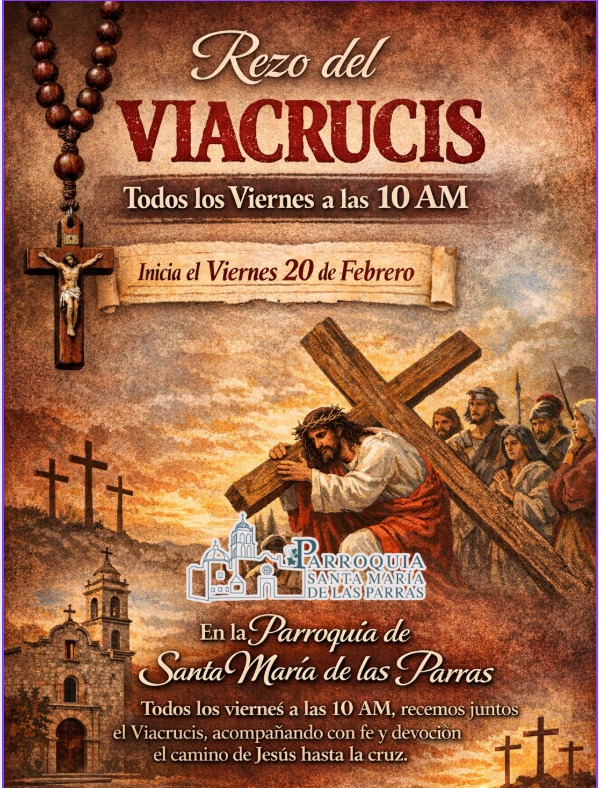 Inician preparativos para Viacrucis 2026
