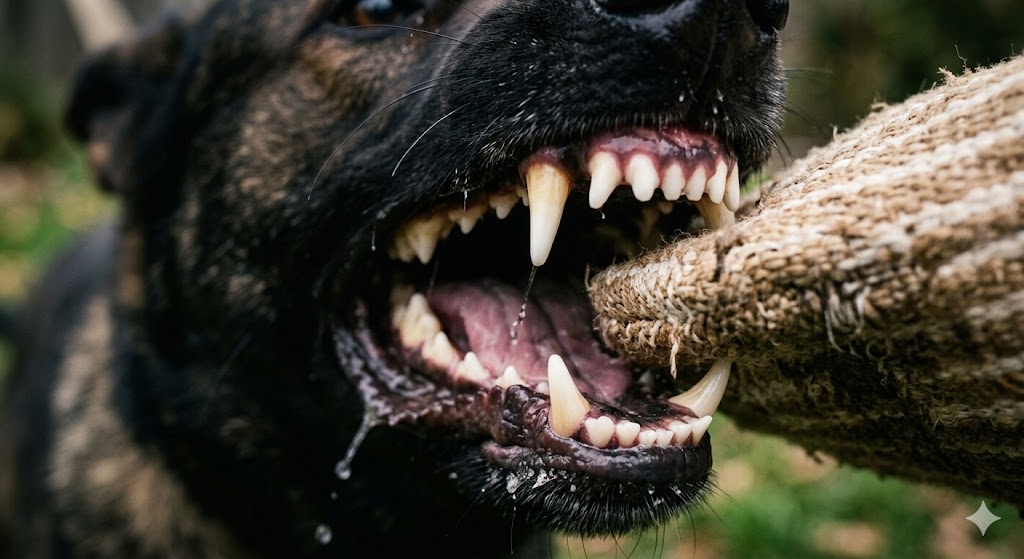 Perro muerde a bebé en el cráneo