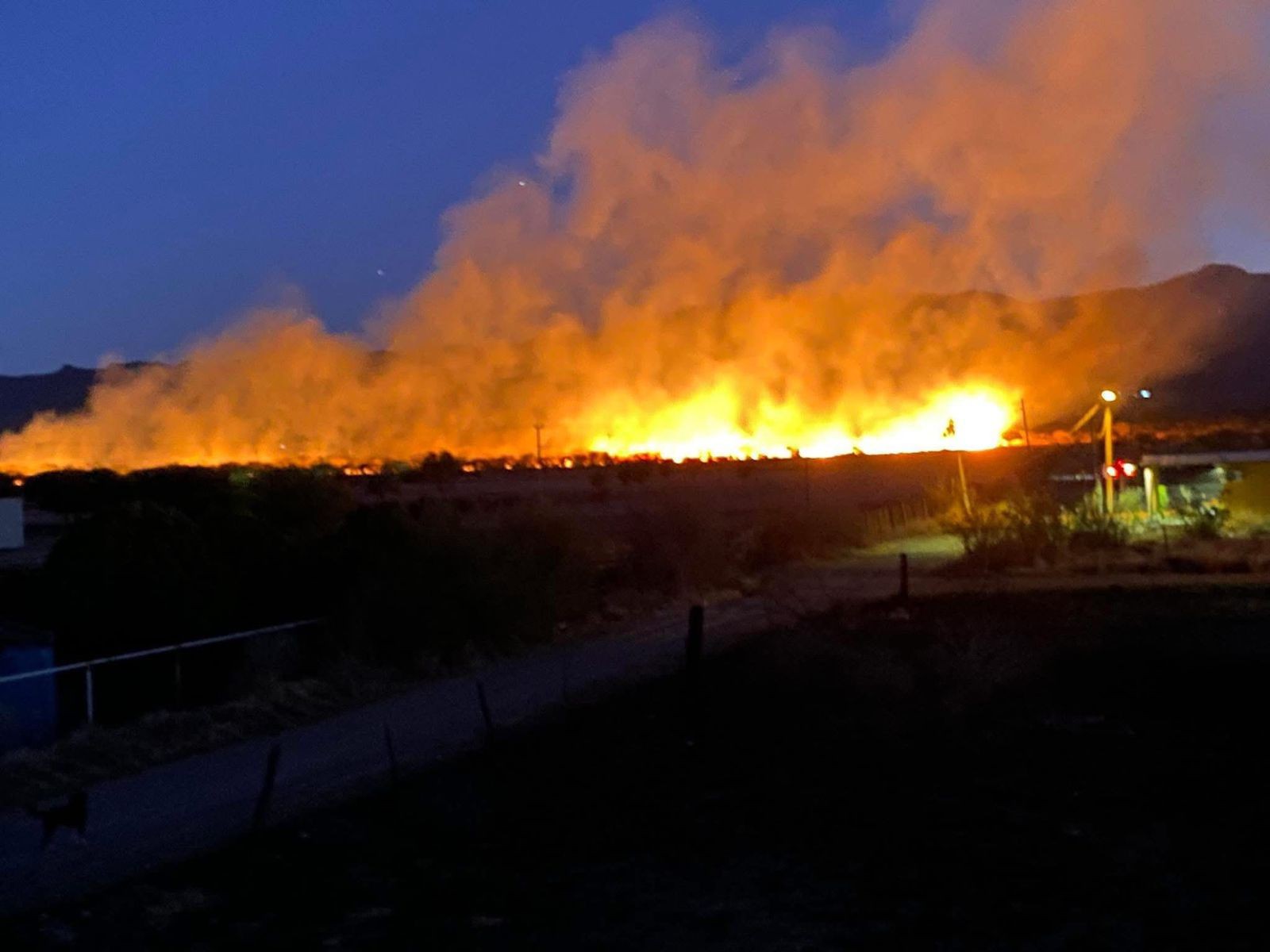 ALARMA INCENDIO EN LAS ARGENTINAS