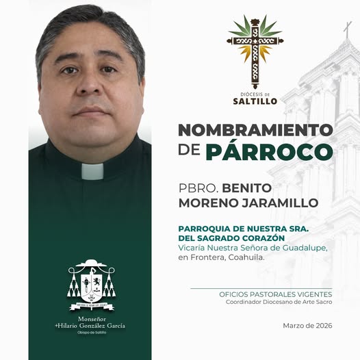 Nuevo párroco para la Sagrado Corazón