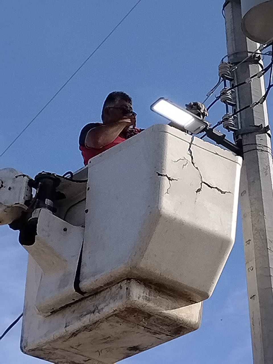 Continúa iluminación en la Saca de Bucareli