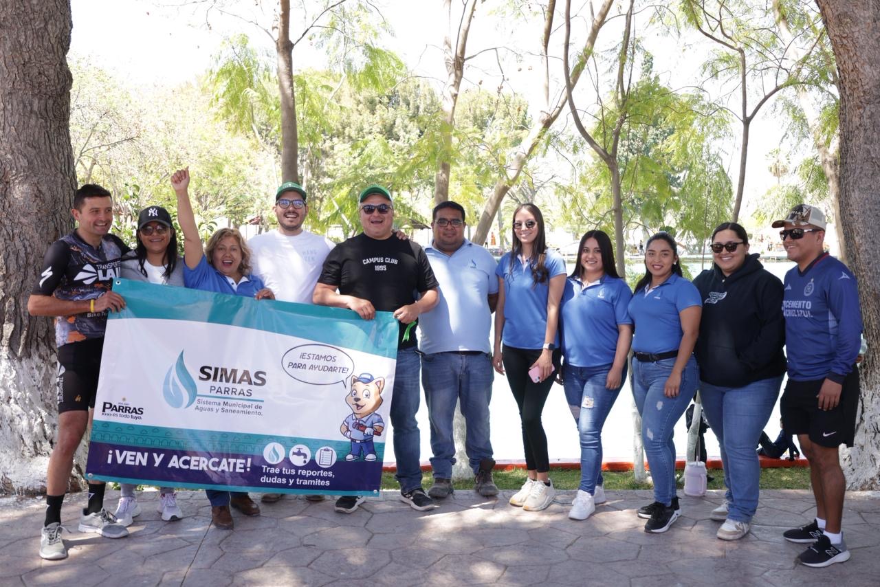 Realiza SIMAS jornada deportiva y de concientización por el Día Mundial del Agua