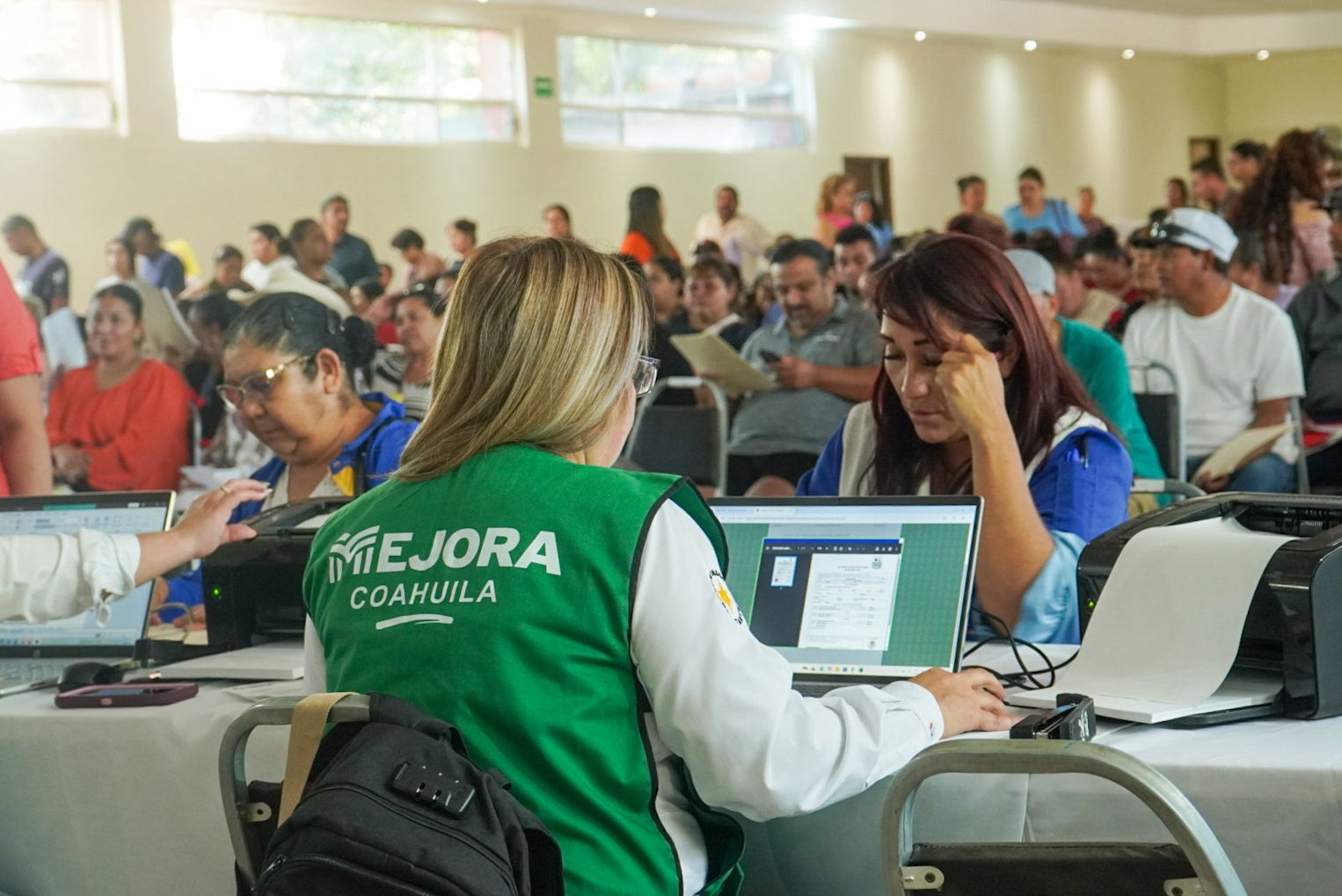 ACERCAN SERVICIOS DEL REGISTRO CIVIL A LAS FAMILIAS DE MÚZQUIZ CON EXITOSA BRIGADA
