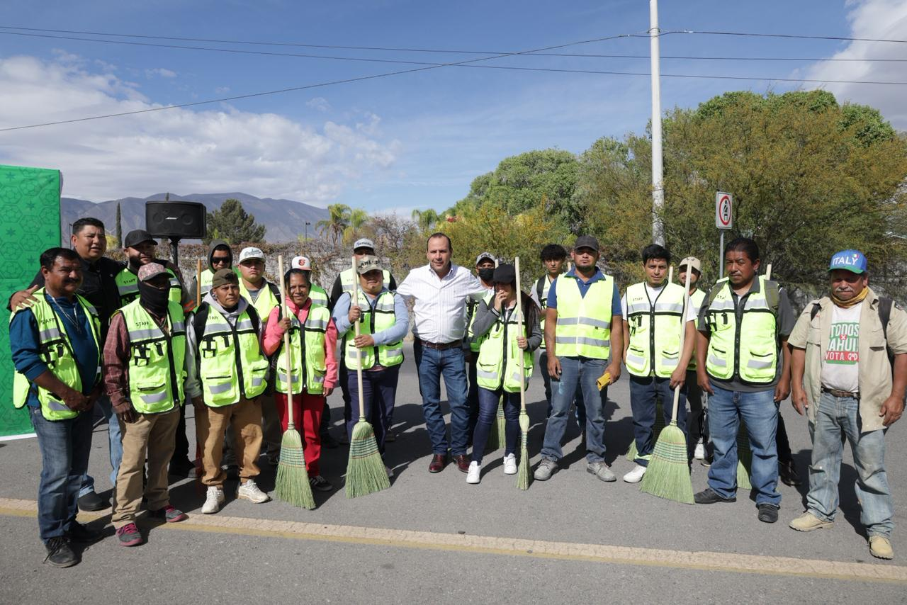 Con programa “Embelleciendo Parras” impulsan limpieza y mantenimiento de la ciudad