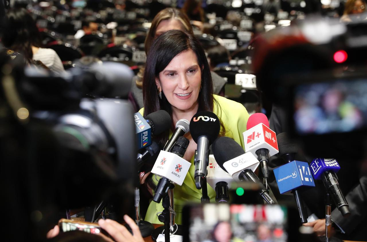 Dictamen de reforma electoral se discutiría y votaría posiblemente mañana en el pleno de la Cámara de Diputados: Kenia López Rabadán