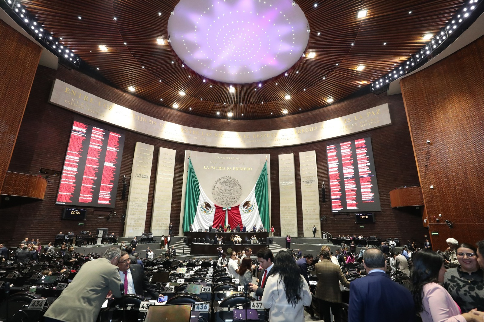Mesa Directiva de la Cámara de Diputados remitió a comisiones ocho minutas para dictamen