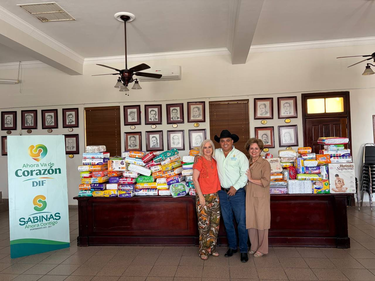 Agradece DIF Sabinas solidaridad de instituciones educativas en apoyo a familias