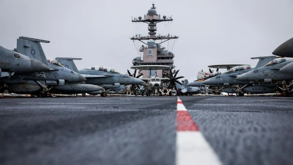 Incendio en el portaviones USS Gerald Ford deja dos heridos; EU niega relación con el conflicto en Irán