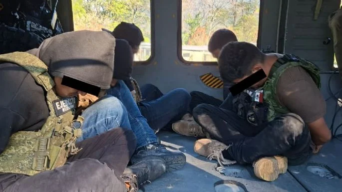 Detienen a presuntos integrantes del CJNG y Cártel de Sinaloa en Chiapas