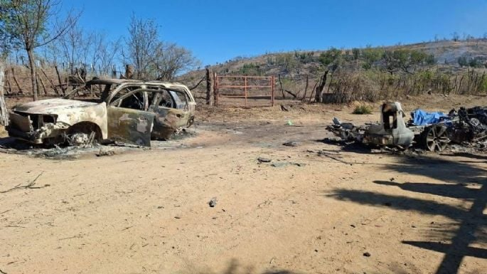Ataque con drones deja un mu3rto y dos vehículos calcin4dos en Culiacán