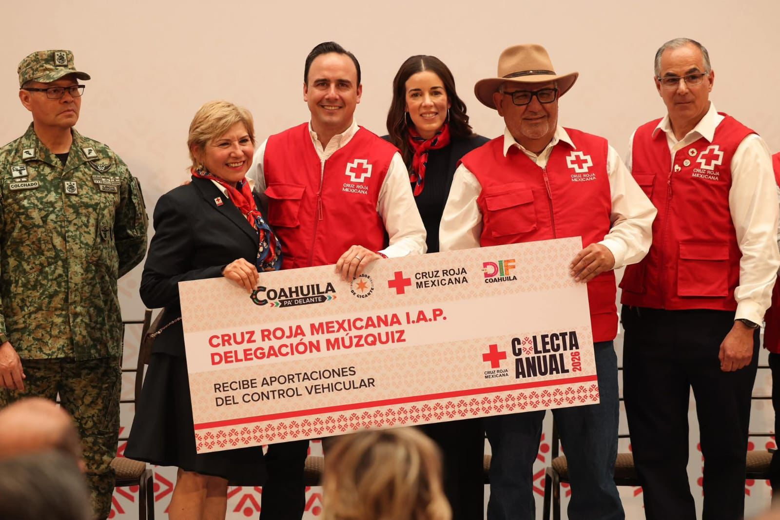 ARRANCAMOS EN COAHUILA LA COLECTA ANUAL DE LA CRUZ ROJA: MANOLO