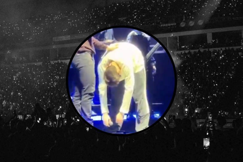Peso Pluma y su extraña conducta en pleno concierto causa preocupación