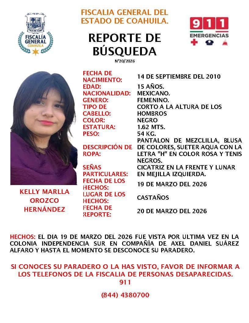 Activan búsqueda para localizar a 2 menores