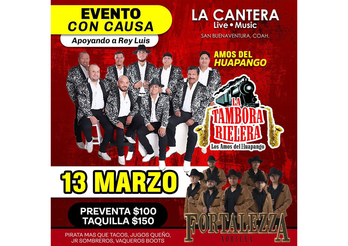 La Tambora Rielera en evento con causa para apoyar al fotógrafo Luis Rey Silva
