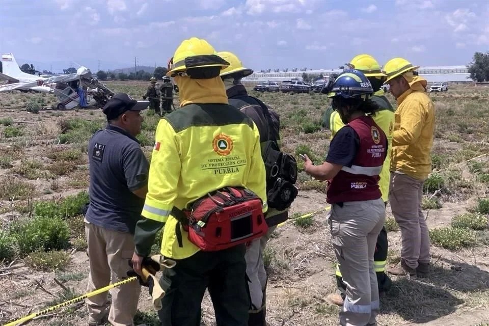 Se desploma aeronave en Puebla; mueren tres
