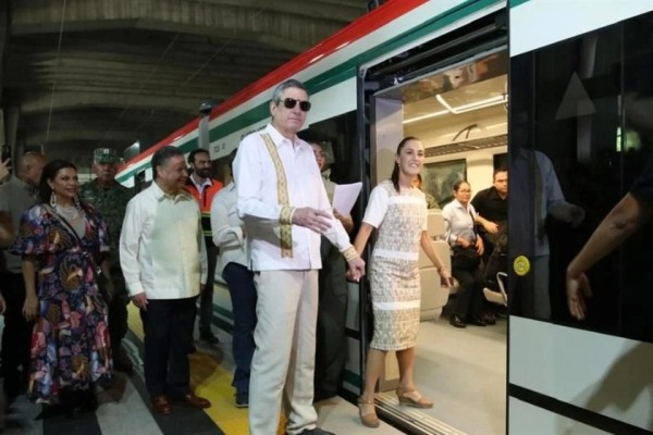 Inaugura CSP tramo de Tren al AIFA; ‘tuvimos problemas’