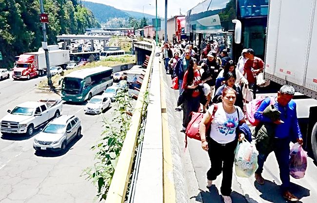 Cesan bloqueos por ahora