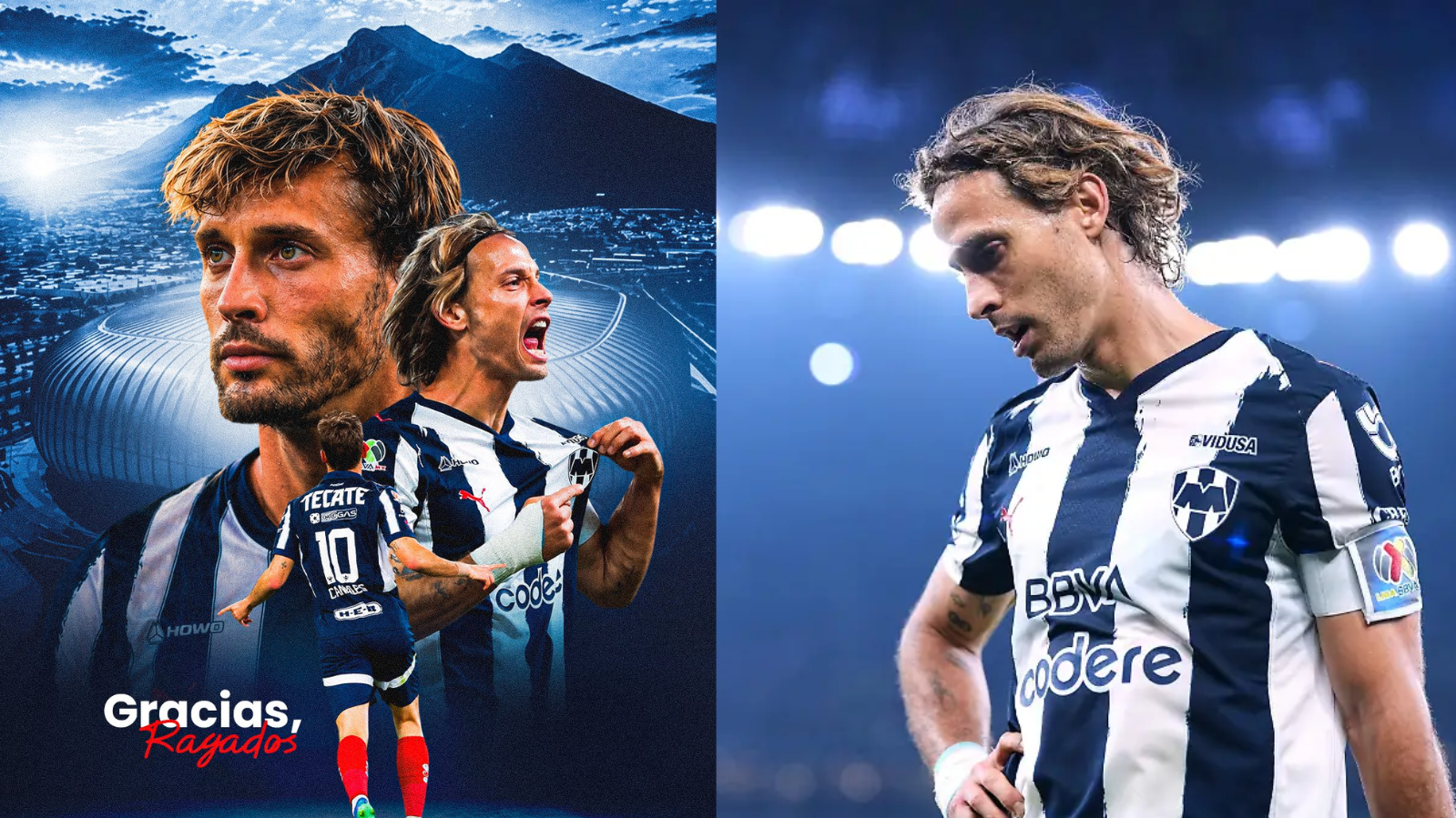 Sergio Canales se despidió de Monterrey; les desea un título pronto