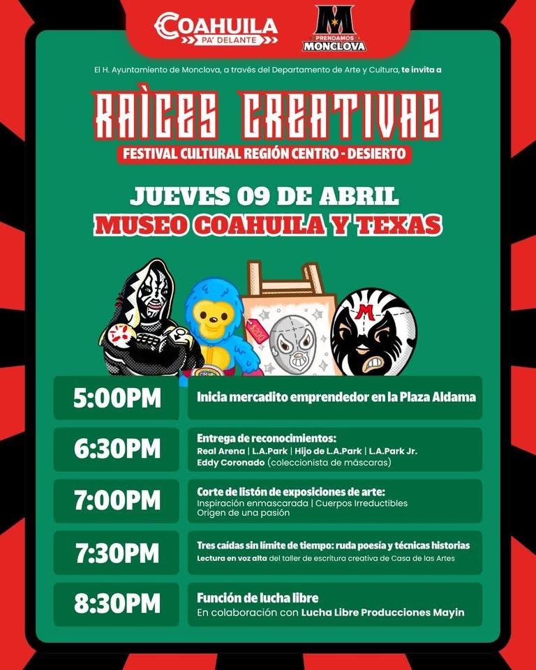 Anuncia Carlos festival “Raíces Creativas” 2026