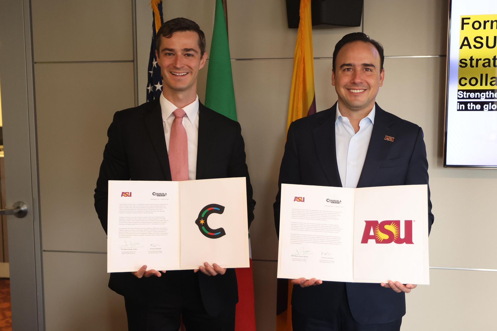 FIRMA COAHUILA EN EU HISTÓRICO ACUERDO EN SEMICONDUCTORES