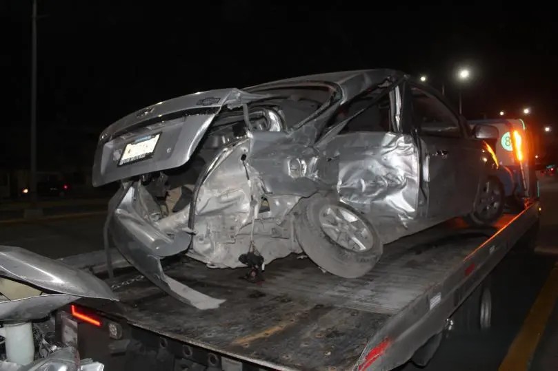 Muere en hospital tras fuerte choque