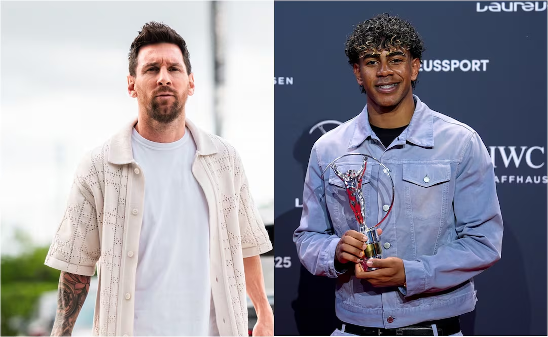 Lamine Yamal elogia a Messi: «Es un ídolo, el mejor deportista de la historia»