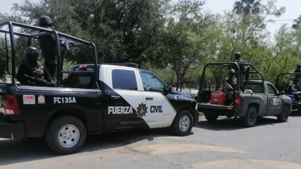 Abaten a seis sujetos arm4dos en enfrentamiento con autoridades en Nuevo León