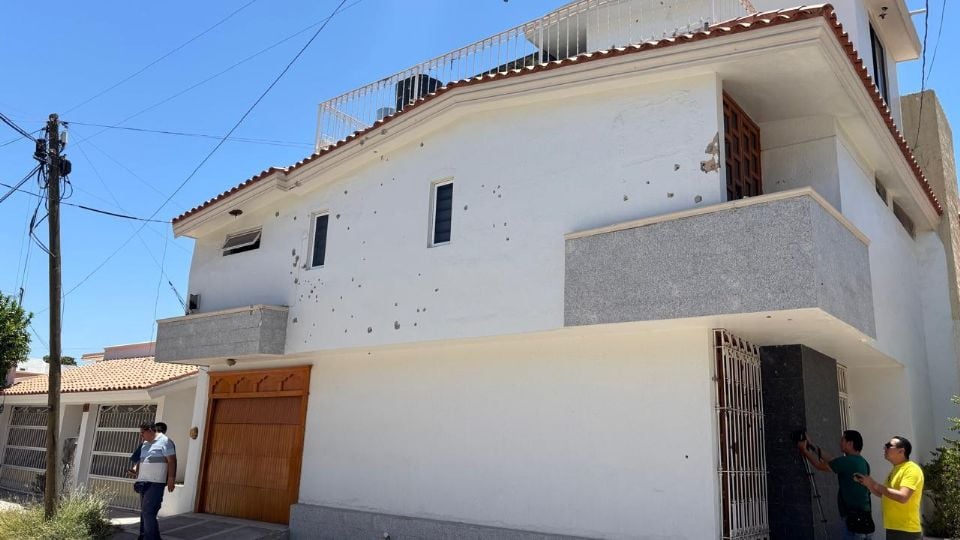 Balean casa de Rocha en Culiacán, Sinaloa