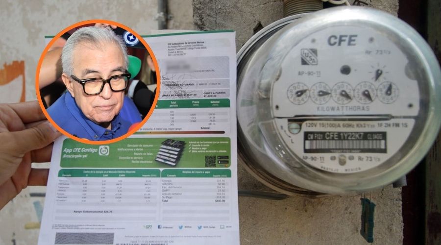 Confirma recibo de luz que casa baleada es de él