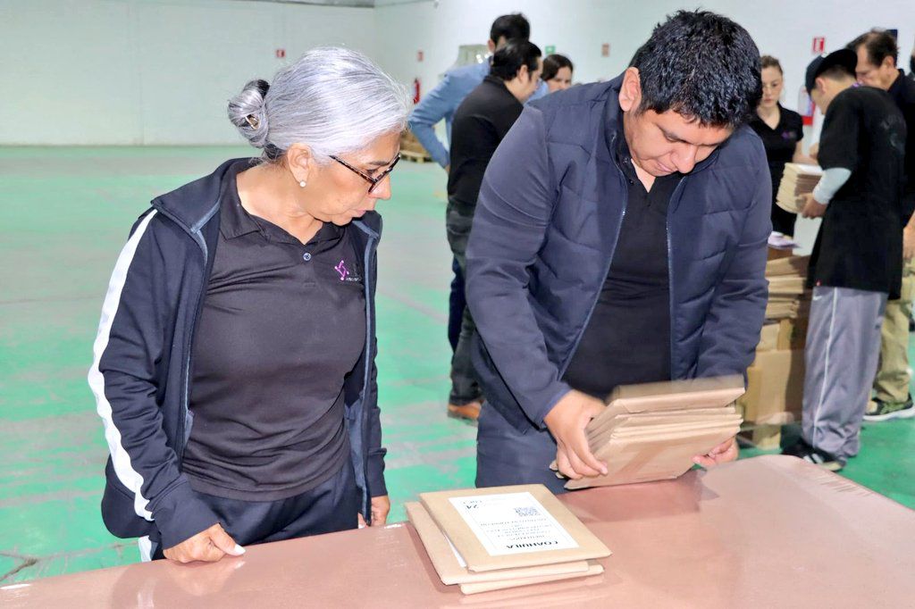 Llegan a Coahuila boletas electorales