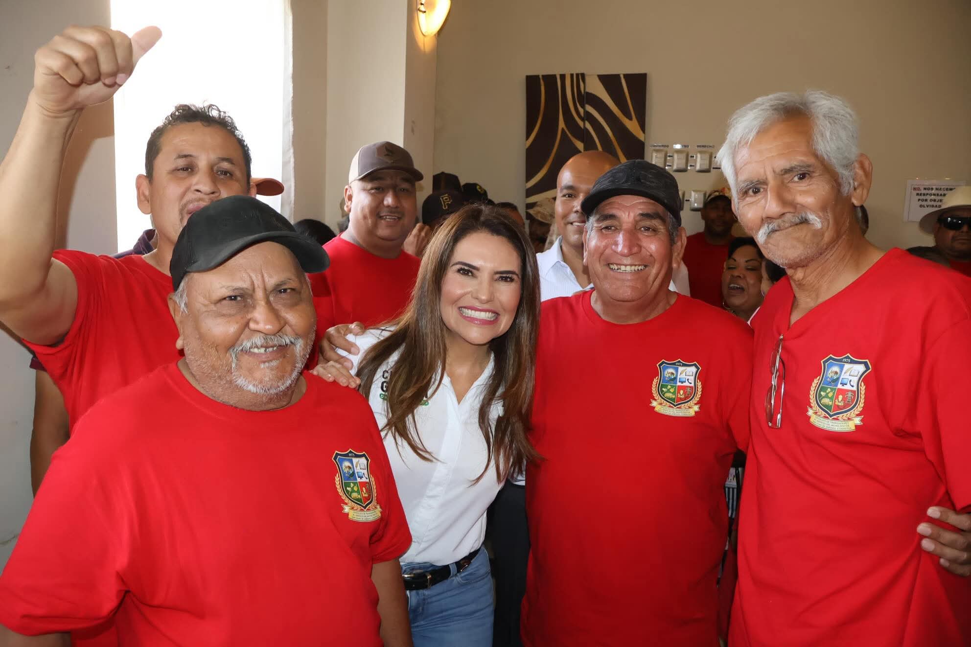 Muestra Claudia Garza músculo sindical en San Juan de Sabinas