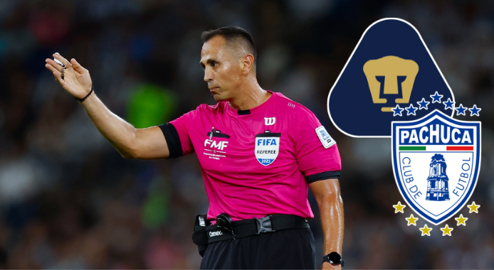 Comisión de Árbitros eliminó a Luis Enrique Santander del Pachuca vs Pumas