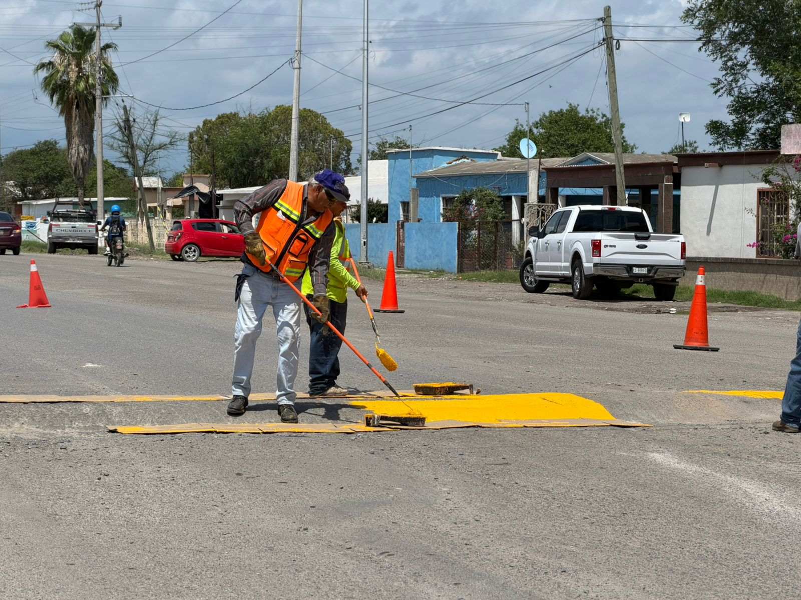 Prevén tráfico lento en bulevar Hidalgo por obras de vialidad