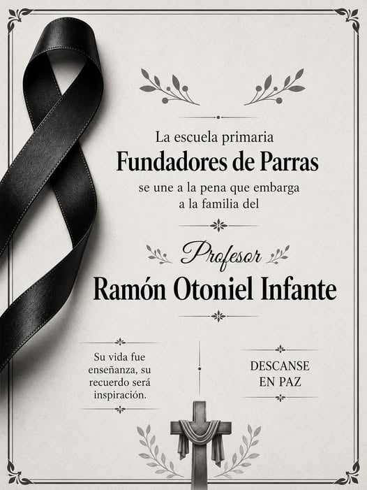 Consterna a Parras muerte del Profesor Ramón Infante