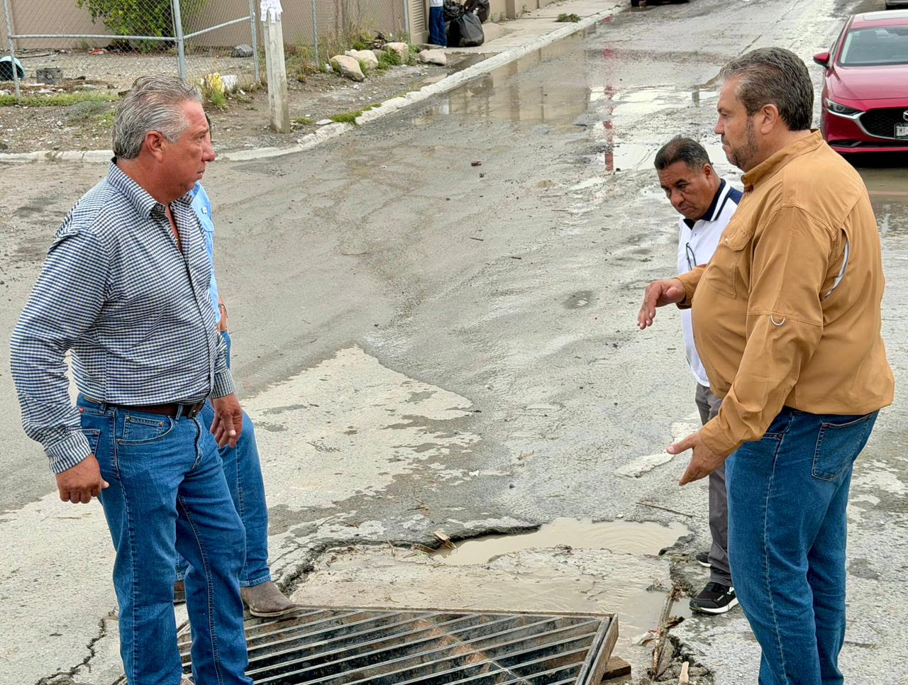 Atienden afectaciones por las lluvias en Ramos Arizpe