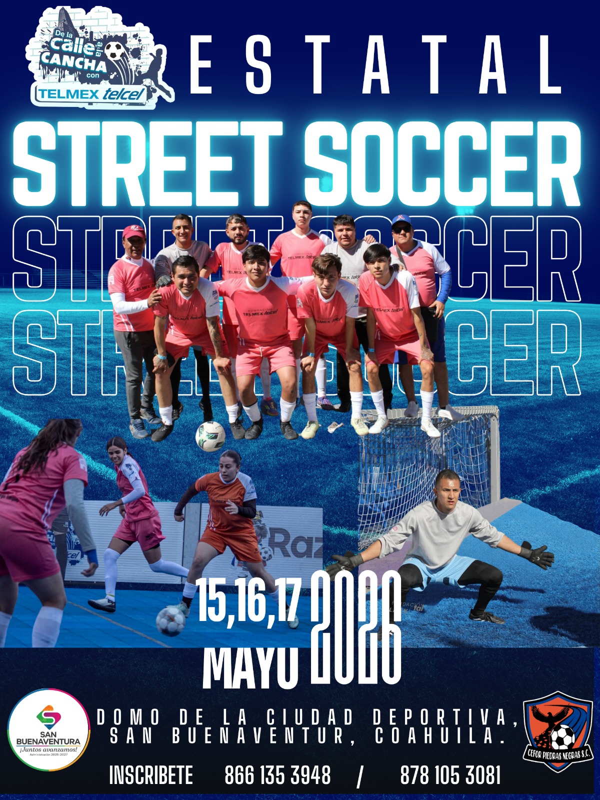 SAN BUENAVENTURA INVITA AL ESTATAL DE STREET SOCCER 2026