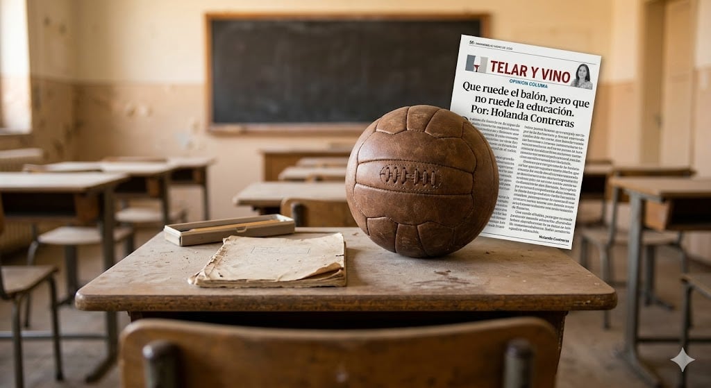 Telar y Vino: Que ruede el balón, pero que no ruede la educación