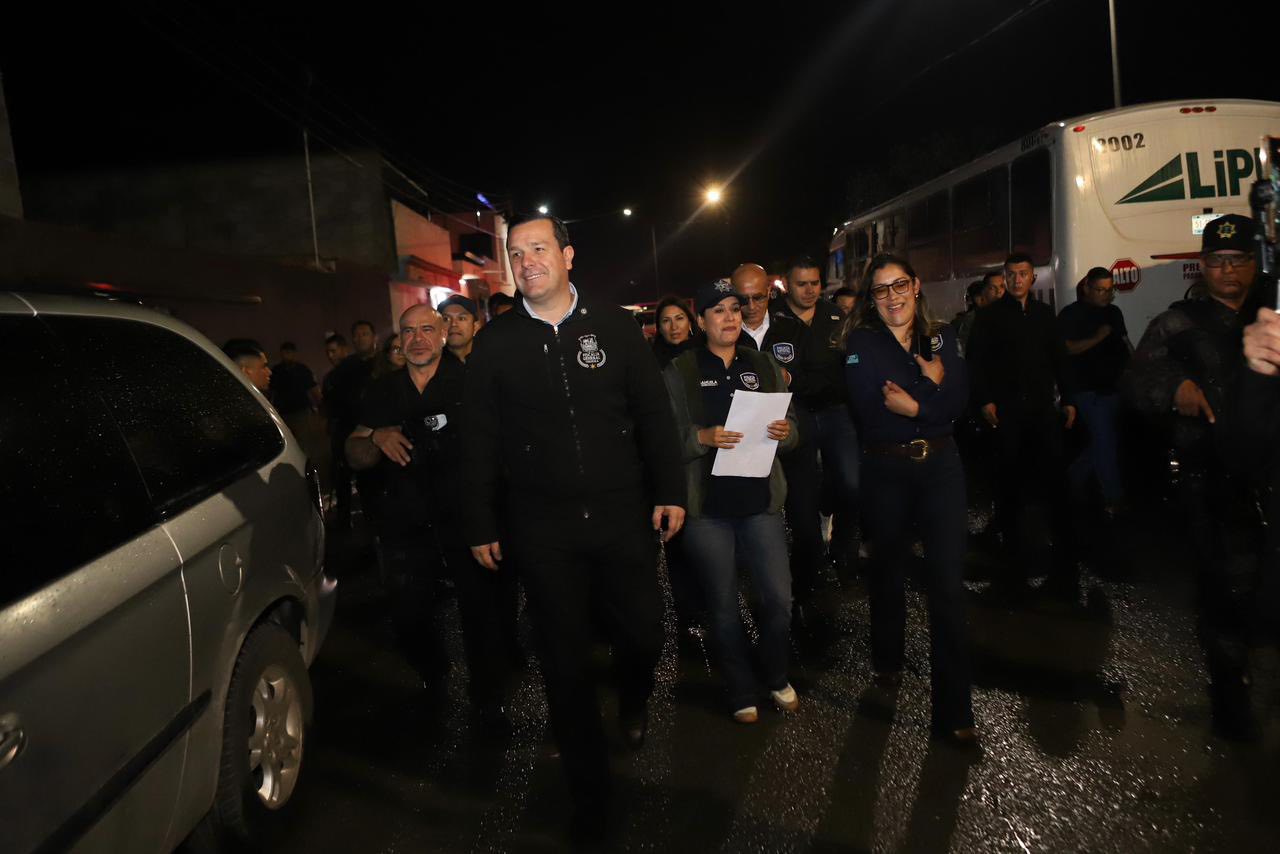 Con recorridos a pie fortalecen seguridad