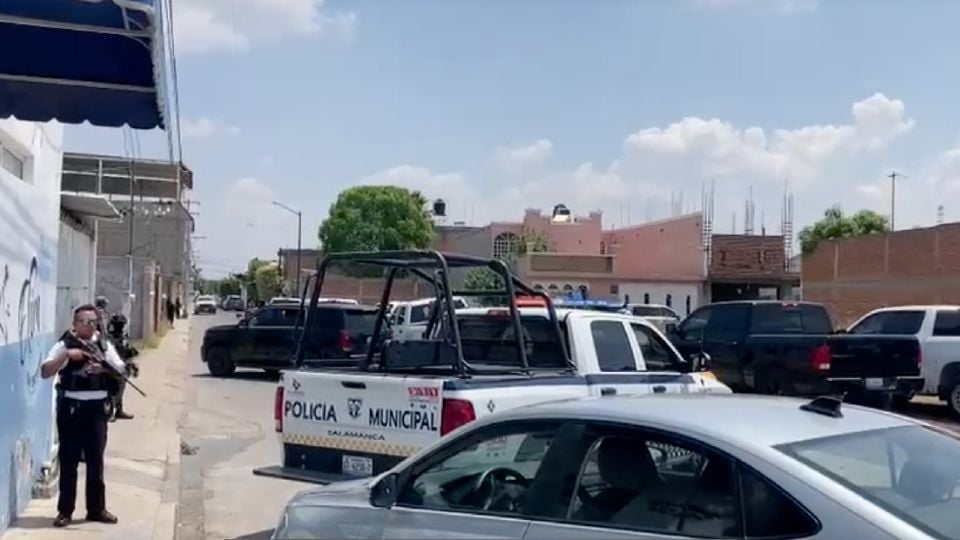 Agentes de Investigación Criminal repelen ataque en Salamanca y abaten a sujeto; hay dos detenidos