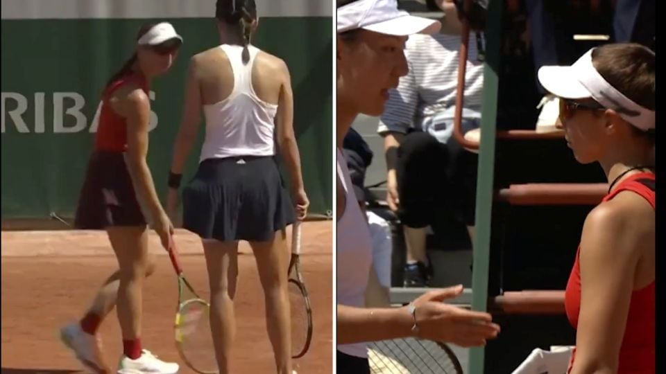 Una tenista se niega a darle la mano a su rival tras eliminarla en Roland Garros y recordarle su actitud antideportiva al reclamar un punto