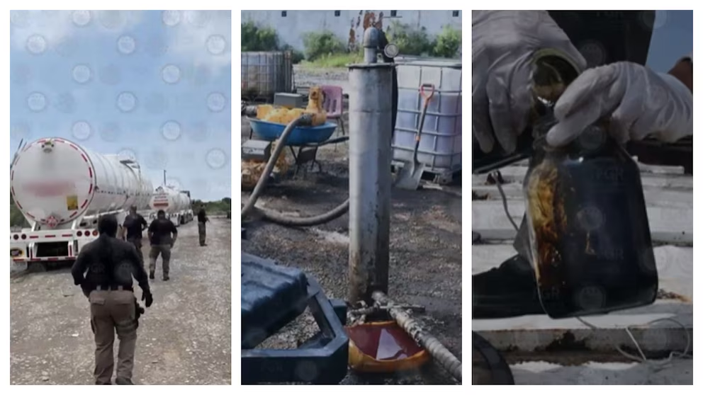 Mega incautación de huachicol en Nuevo León: hallaron más de un millón de litros de combustible ilícito en Cadereyta