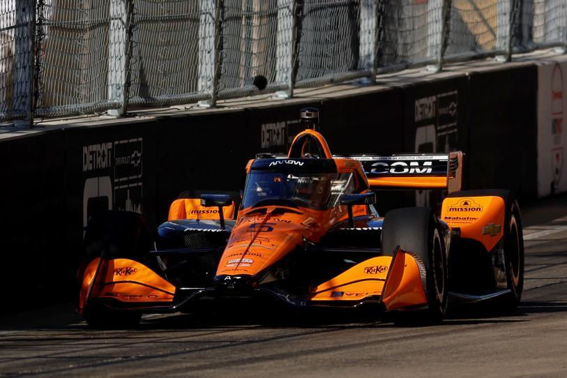 Pato O’Ward consigue un nuevo cuarto lugar en IndyCar, ahora en Detroit