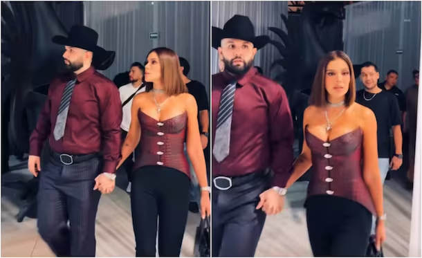 Cae elevador en el que estaba Carín León y su novia; la joven presenta fractura