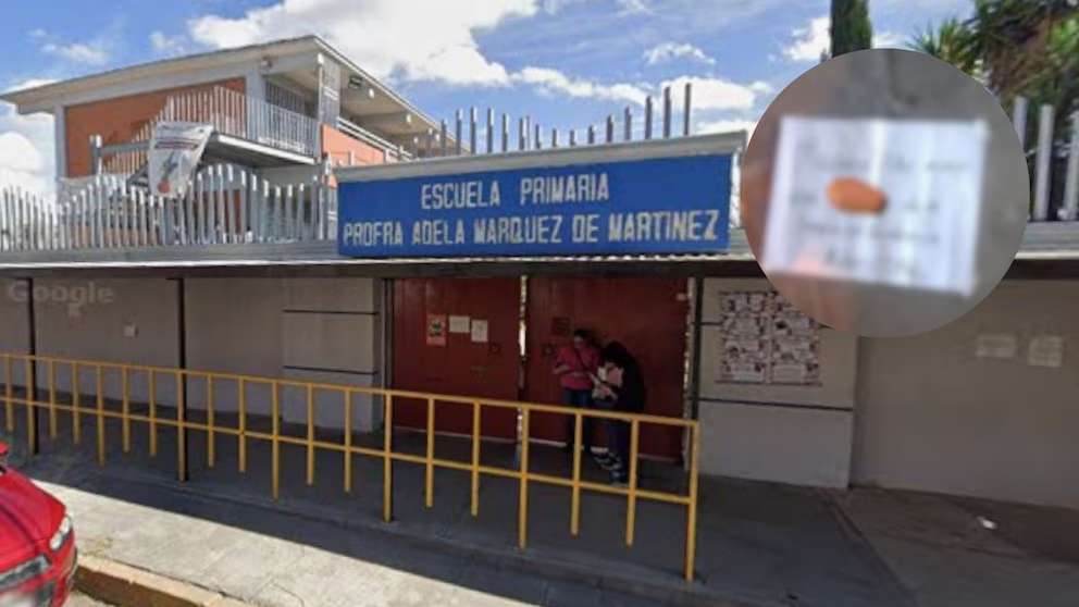 Dejan cartulina firmada por el CJNG con amenaza de balac3ra en primaria de Puebla: autoridades apuntan a “retos virales”
