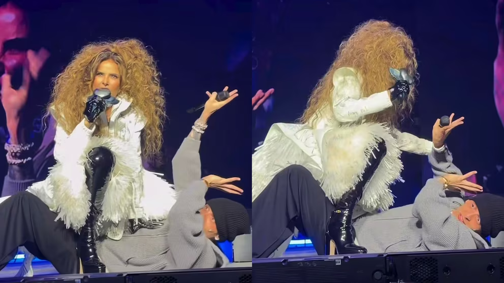 Peso Pluma invitó a Gloria Trevi a cantar con él en concierto, así fue el momento