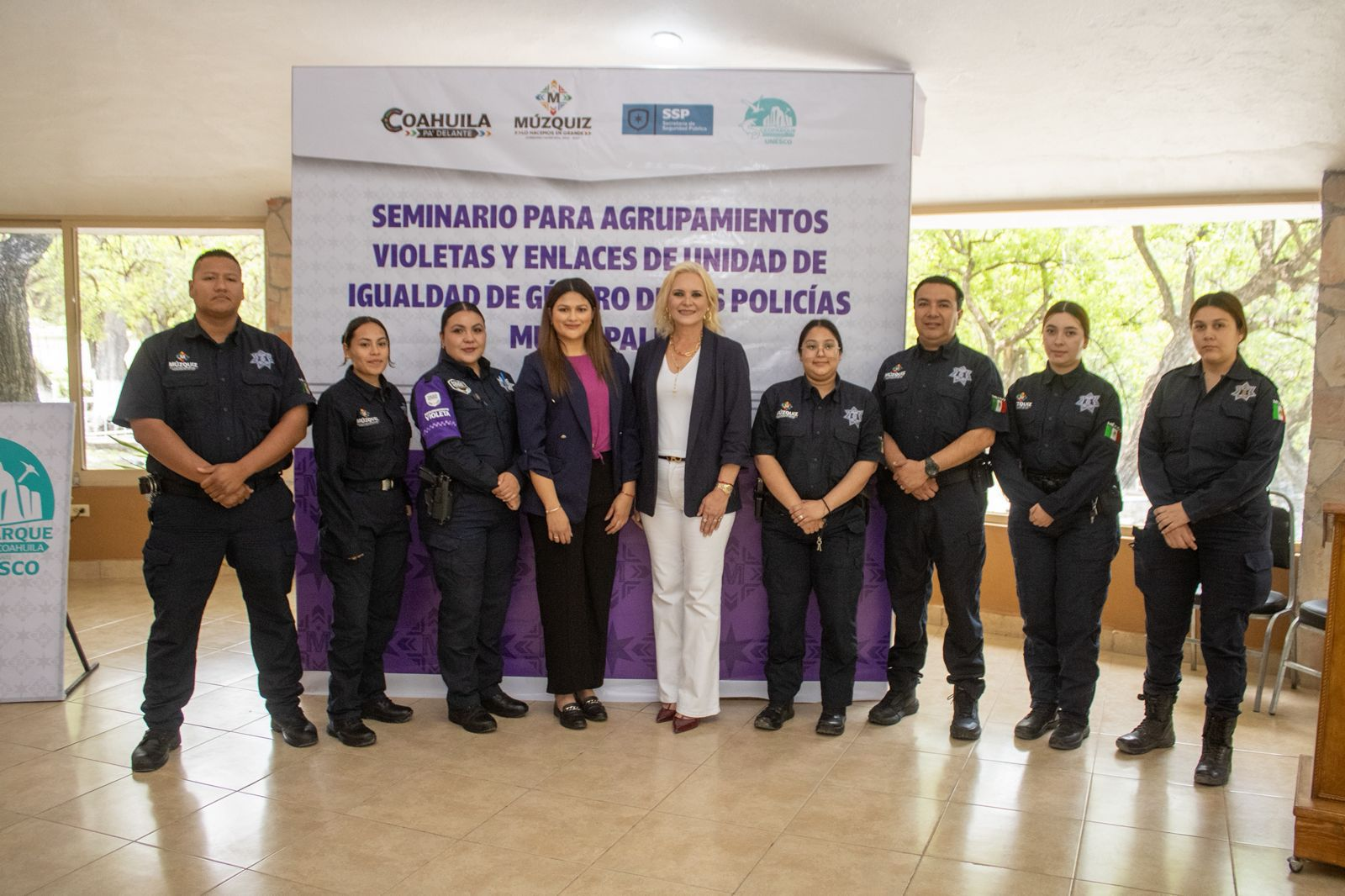 Laura Jiménez da paso histórico en seguridad en Muzquiz: inicia Agrupamiento Violeta