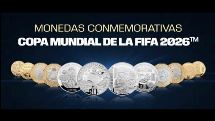 Banxico lanza monedas conmemorativas del Mundial 2026
