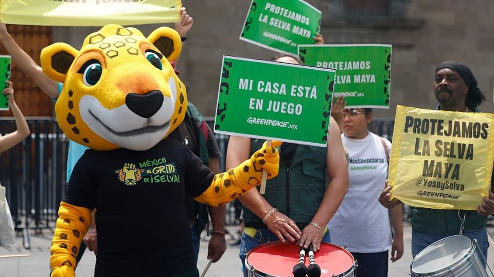 Lanzan la iniciativa «Ruta del jaguar» en sedes del Mundial para advertir sobre la destrucción de la Selva Maya
